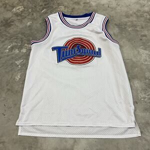 Tune Squad White Sleeveless Men's Tee-Lola